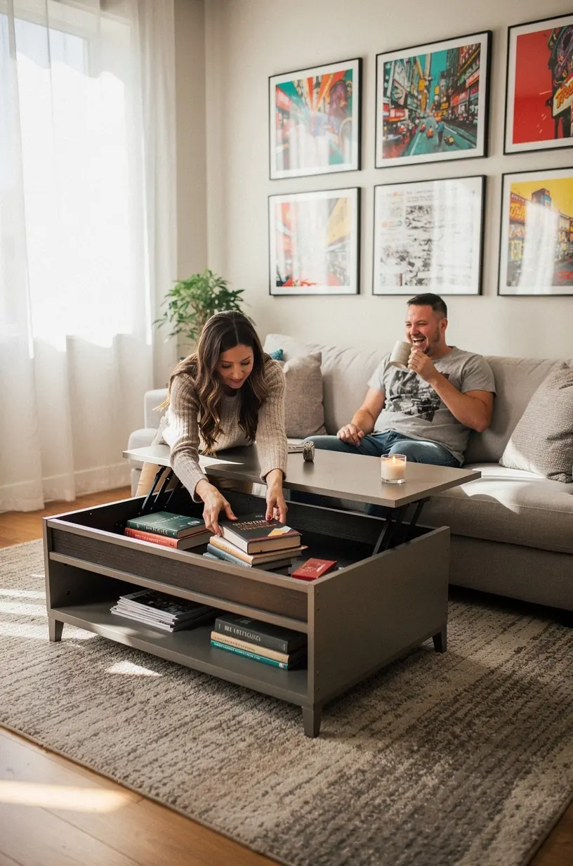 Innovative materials enhancing multifunctional furniture design.