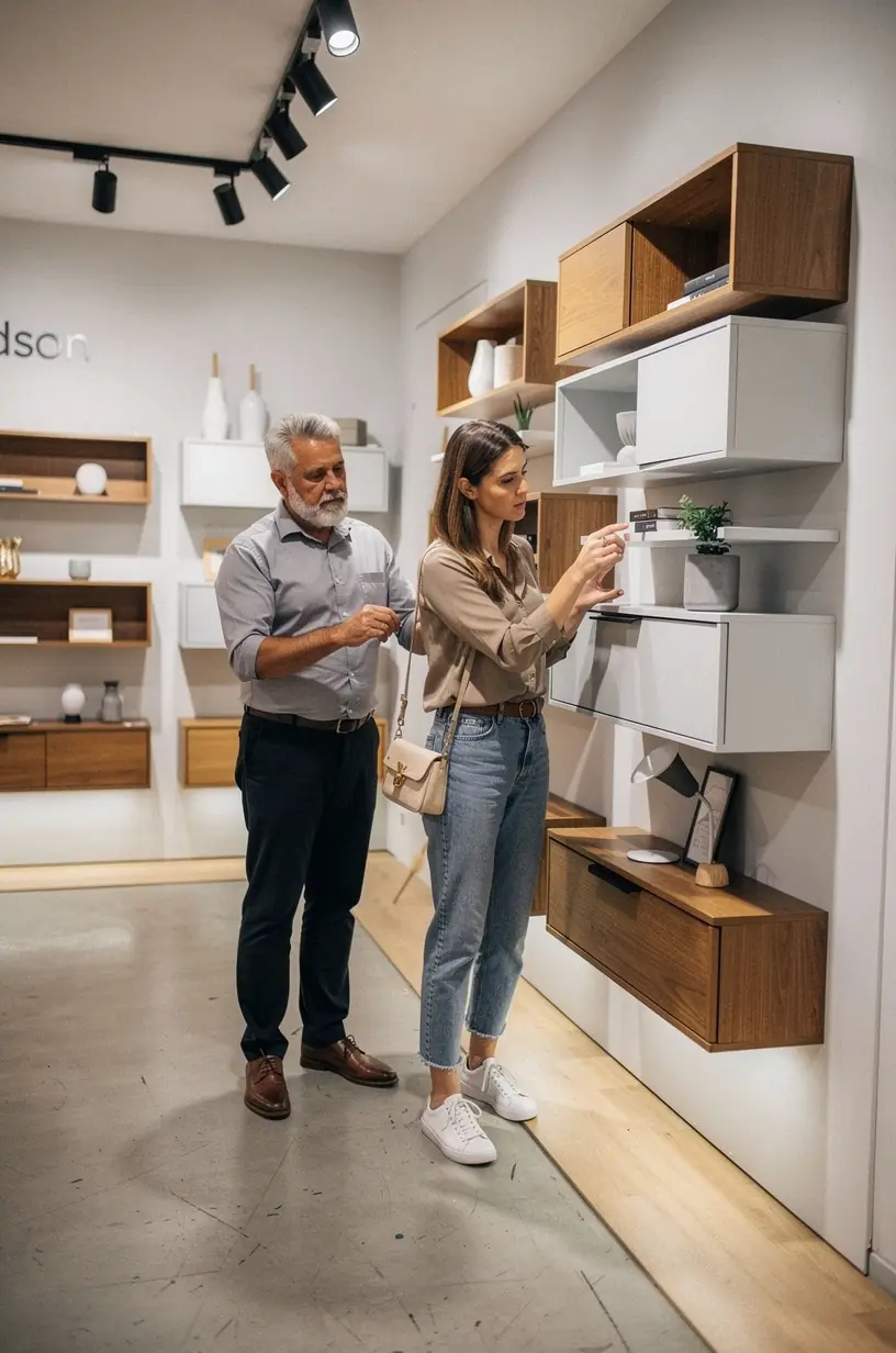 Multifunctional furniture showcasing smart storage solutions