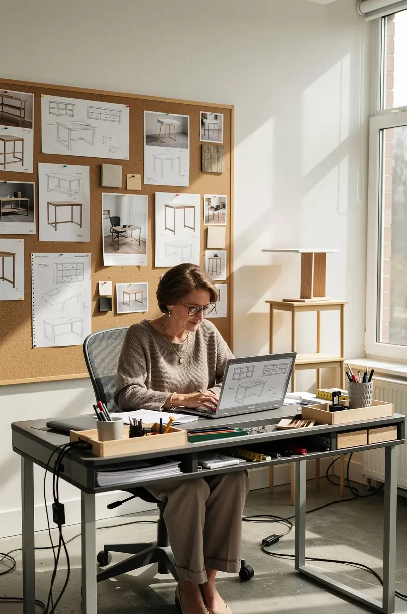 Multifunctional furniture enhancing minimalist living spaces.